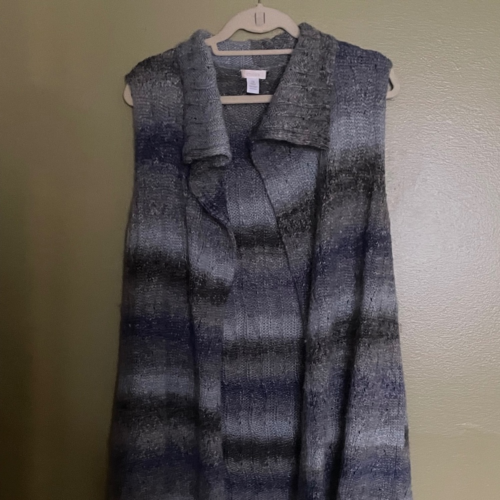 Chico's knit vest.